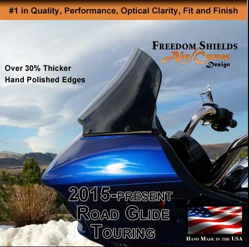 ツーリングの際の走行風問題に終止符！？　　FREEDOM SHIELDS RG3 ２タイプウインドシールド販売開始！！2